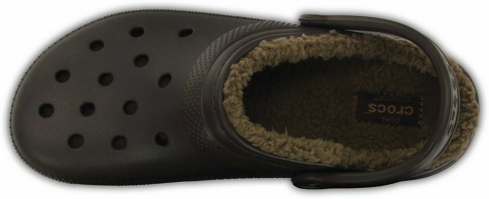 crocs fuzz lined